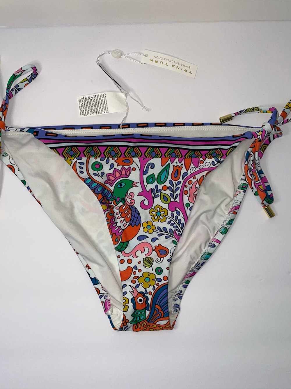 NWT Trina Turk Side Tie Bikini Bottom